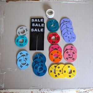 Clothing Sale Store Retail Rack Colorful Sizers With Sale Signs Organize  Bundle